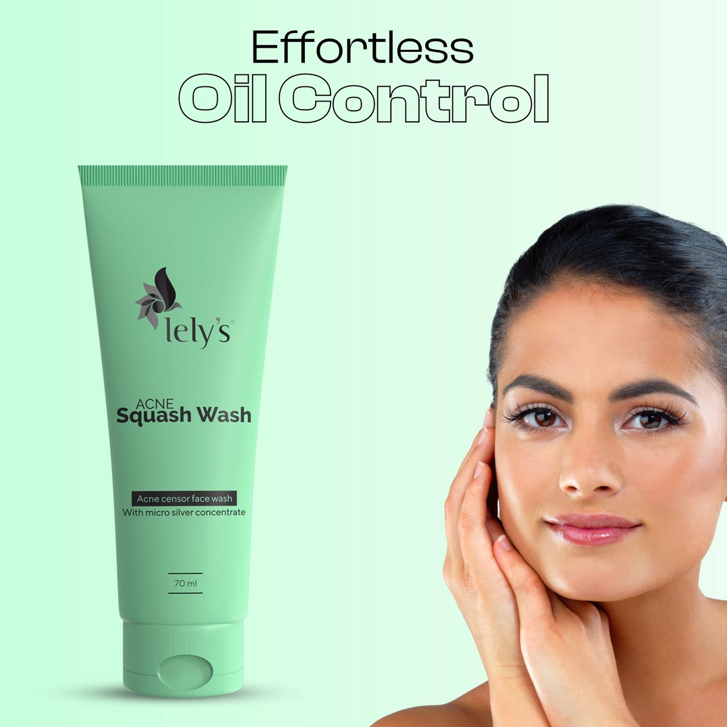 Lelys Acne Squash FaceWash - 70 ml