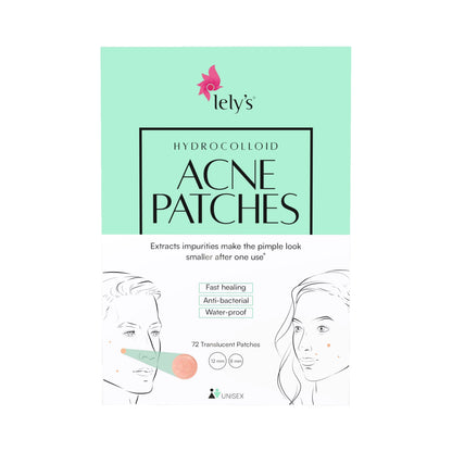 Lelys Acne Patches– 72 Hydrocolloid Acne Patches