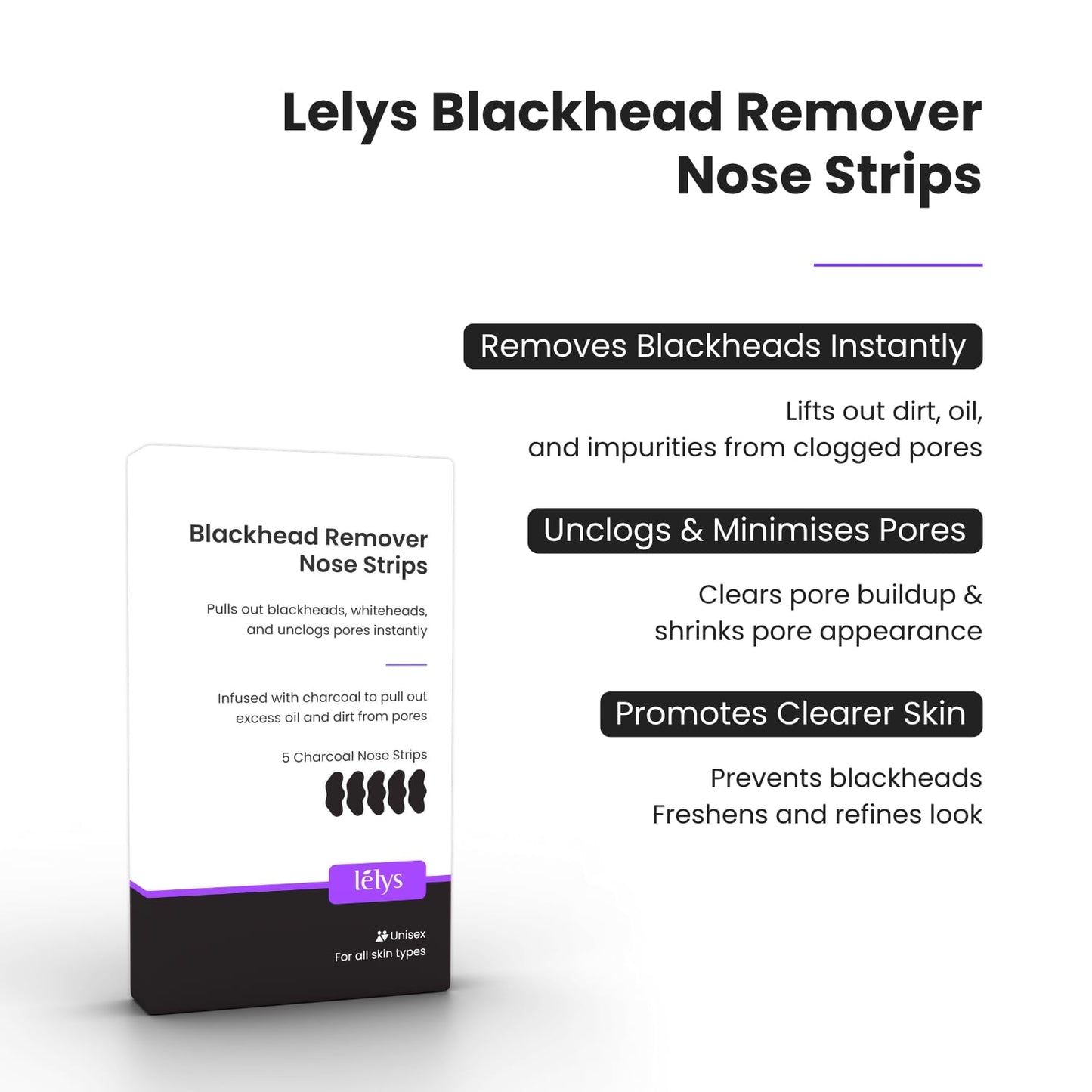 Lelys Blackhead Remover Nose Strips