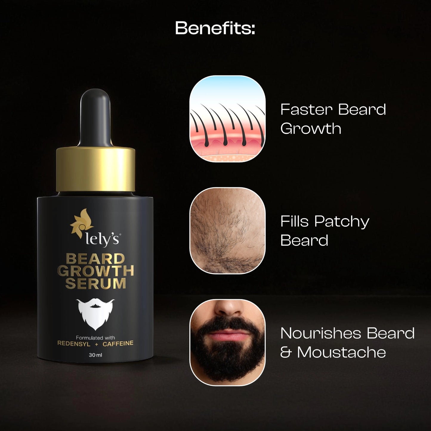 Beard Growth Booster Kit