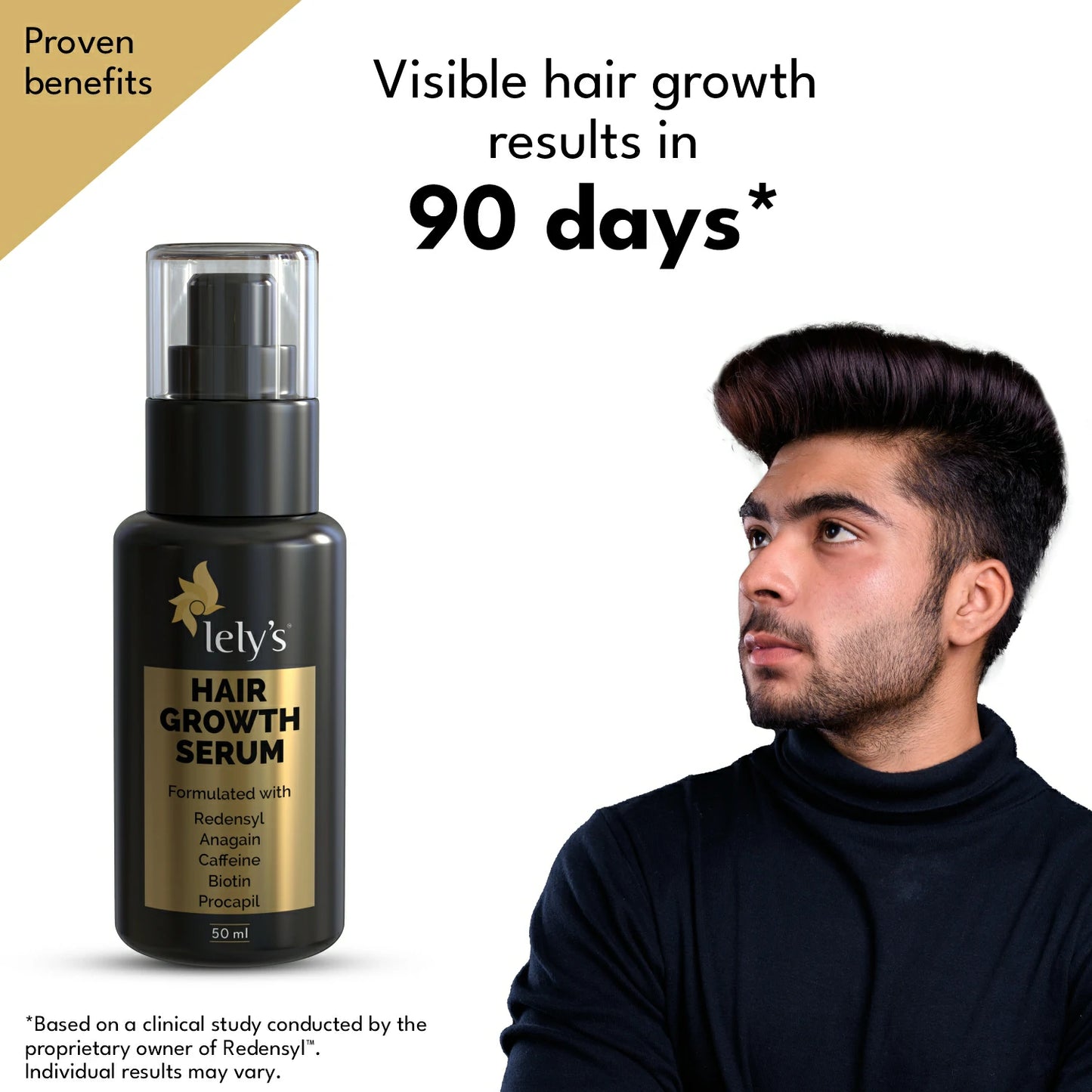 Lelys Hair Growth Serum For Men and Women