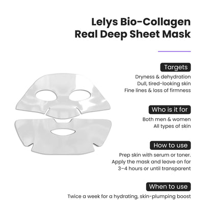 Lelys Bio-Collagen Real Deep Sheet Mask