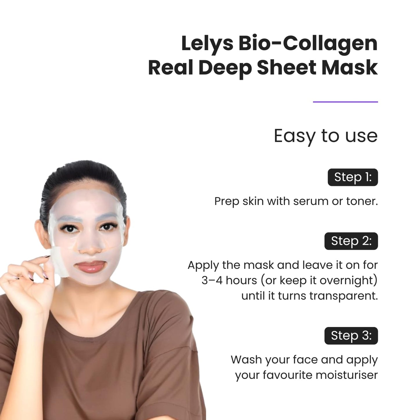 Lelys Bio-Collagen Real Deep Sheet Mask