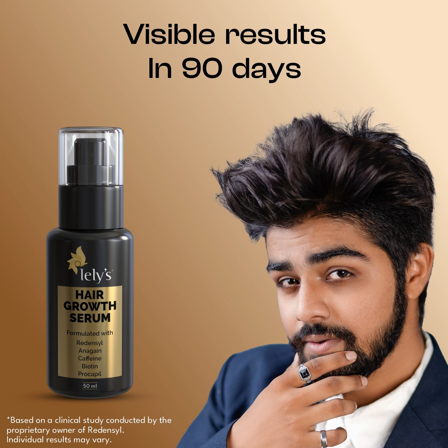 Lelys Hair Growth Serum For Men And Women