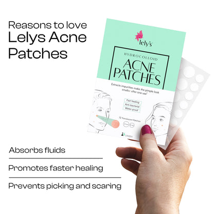 Lelys Acne Patches– 72 Hydrocolloid Acne Patches