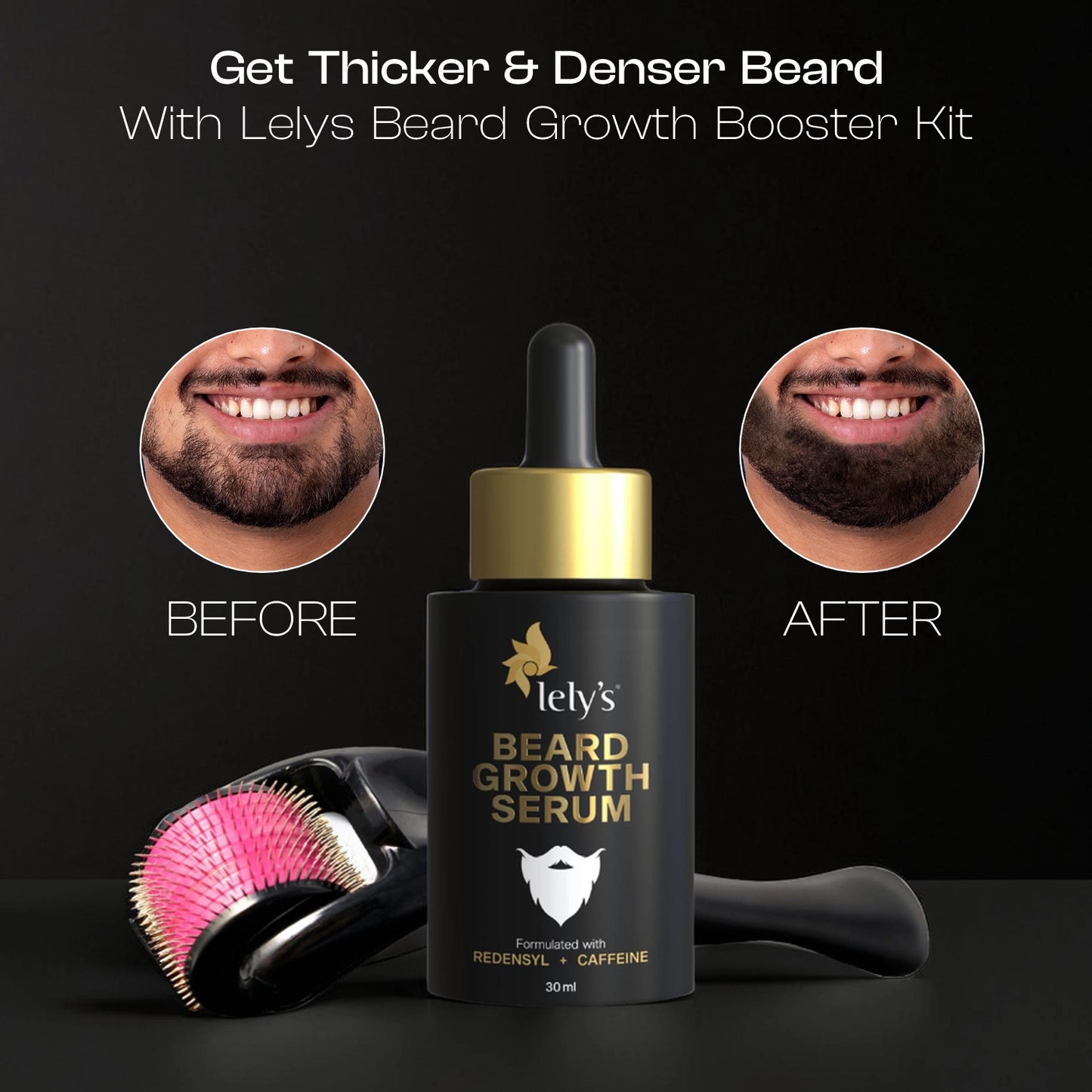 Beard Growth Booster Kit