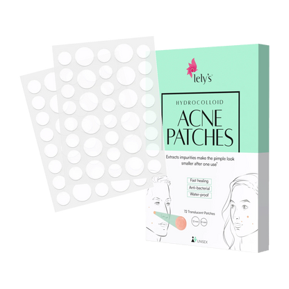 Lelys Acne Patches– 72 Hydrocolloid Acne Patches | Non-comedogenic | Waterproof, Breathable, Affordable Acne Patches