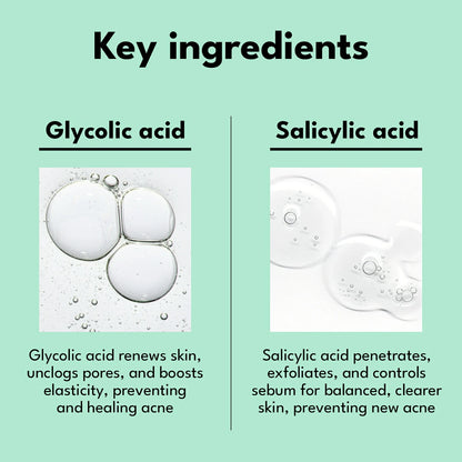 Salicylic & Glycolic Acid Acne Wipe Out Cleansing Pads