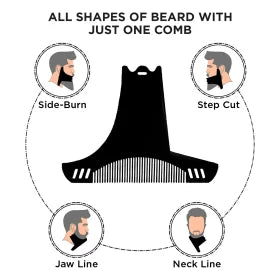 Beard Shaping & Styling Comb Tool