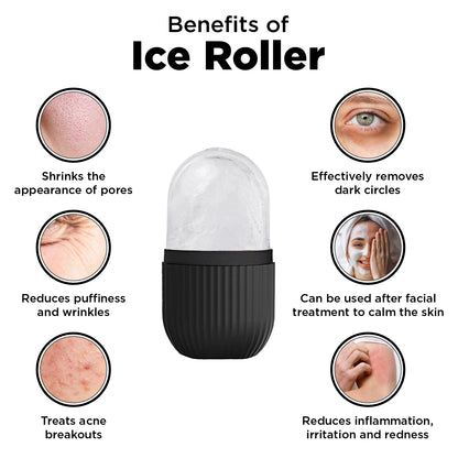 Ice Roller To Enhance Skin Glow, Shrink & Tighten Pores