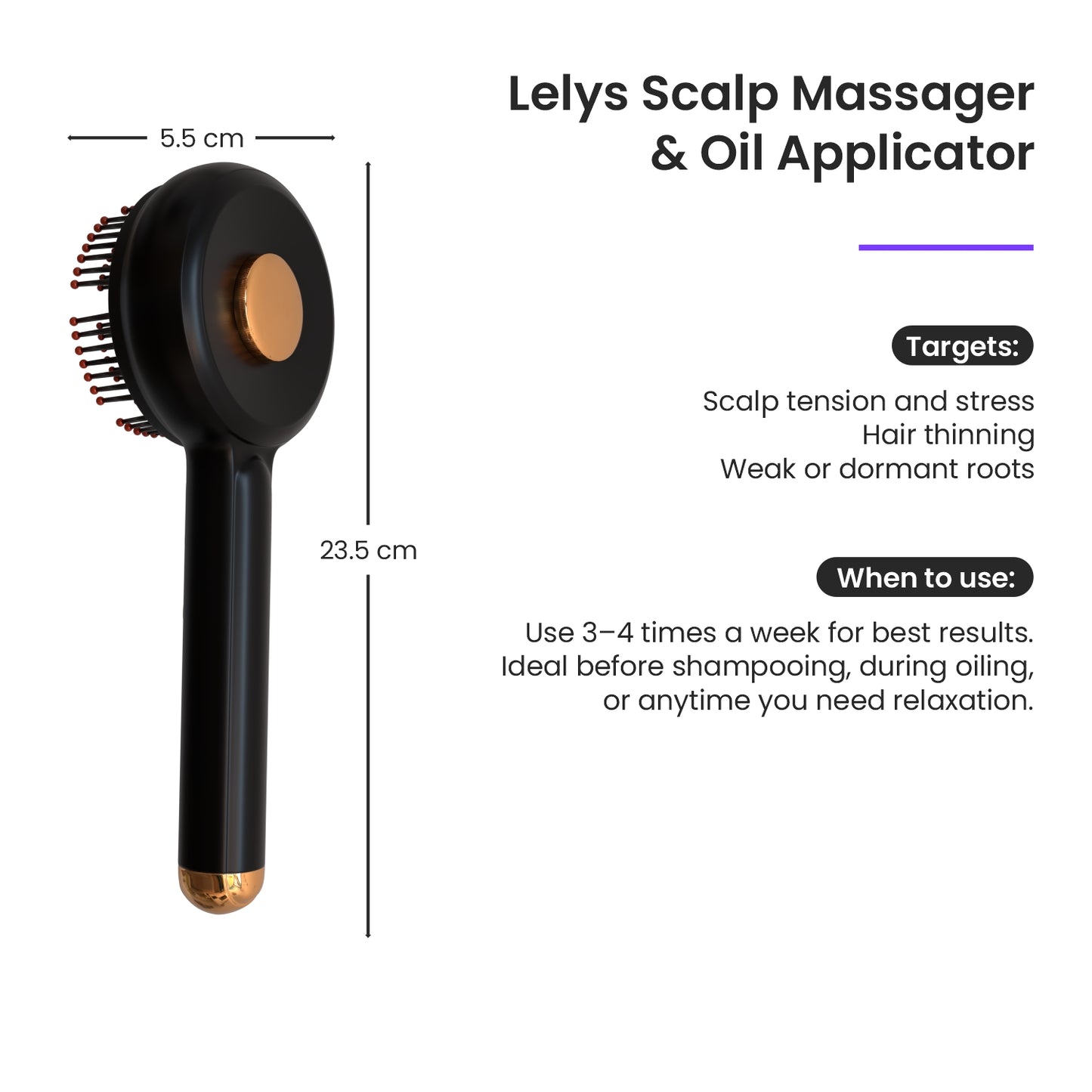 Scalp Massager & Oil Applicator