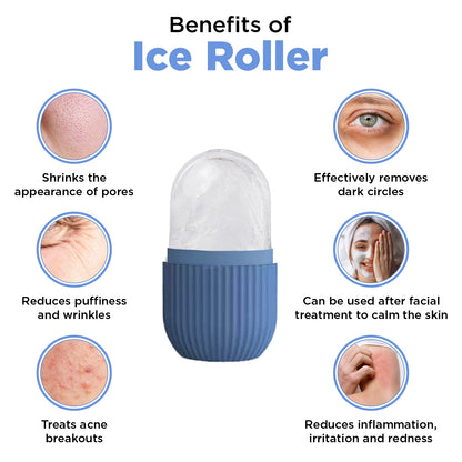 Ice Roller To Enhance Skin Glow, Shrink & Tighten Pores