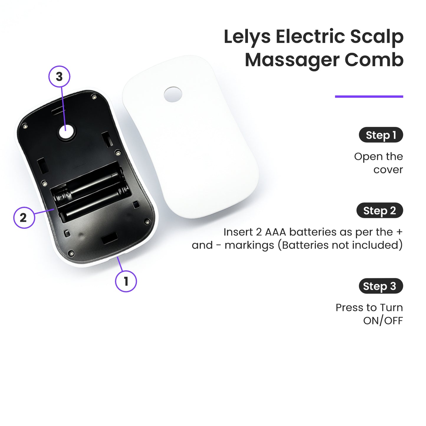 Lelys Electric Scalp Massager Comb