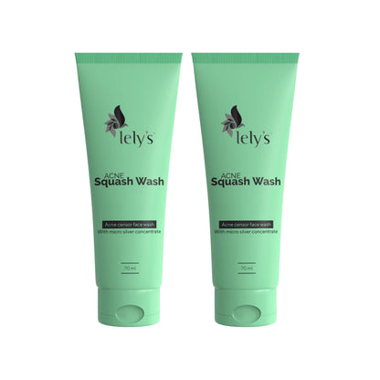 Lelys Acne Squash FaceWash - 70 ml