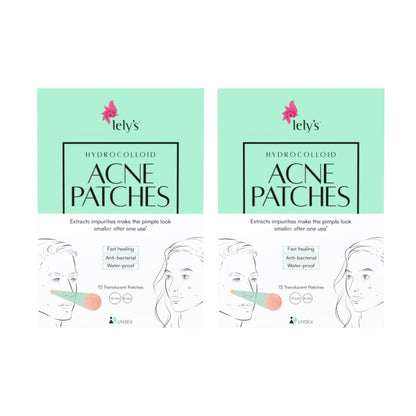 Lelys Acne Patches– 72 Hydrocolloid Acne Patches