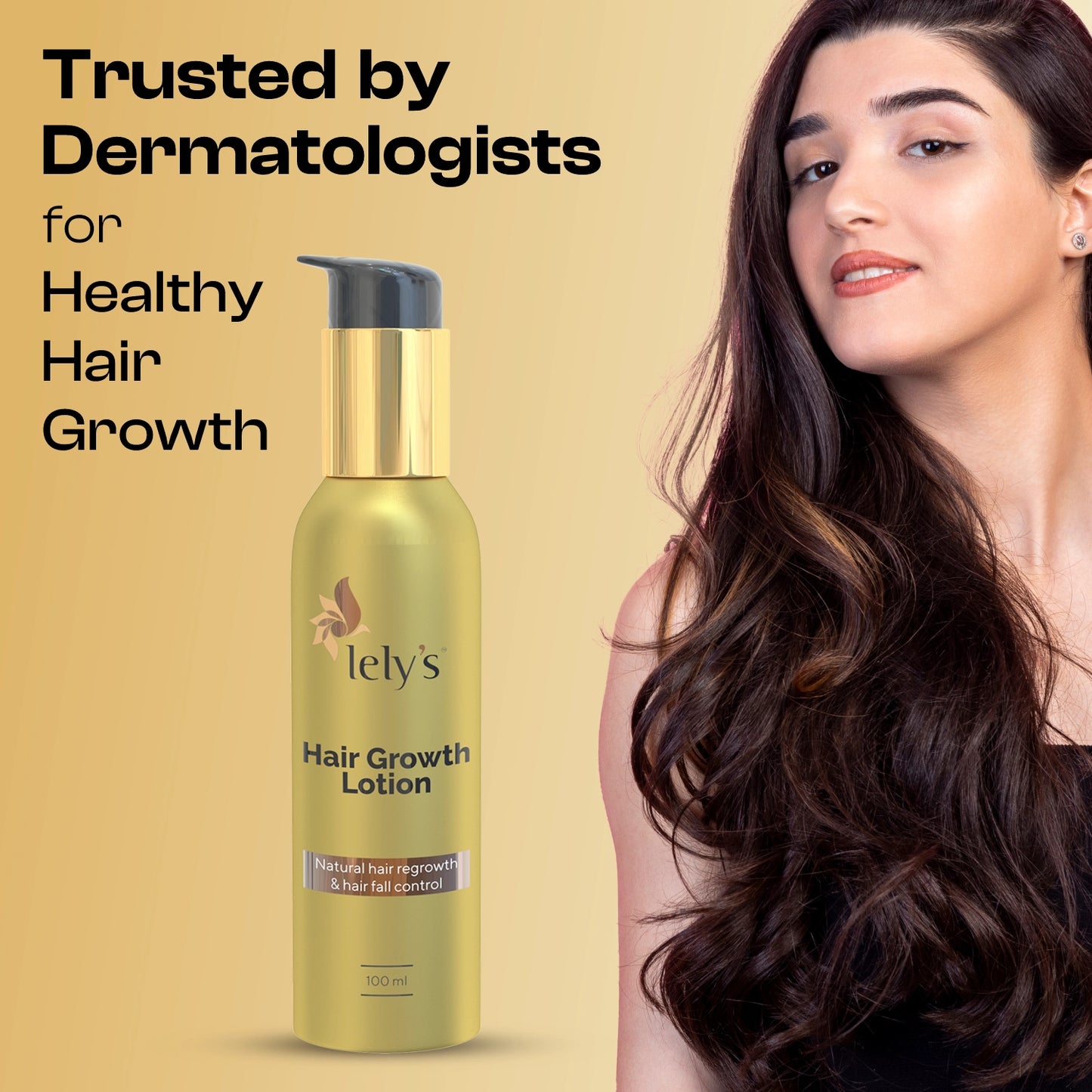 Lelys Hair Growth Lotion (100ml) | AnaGain + Saw Palmetto + L-Arginine