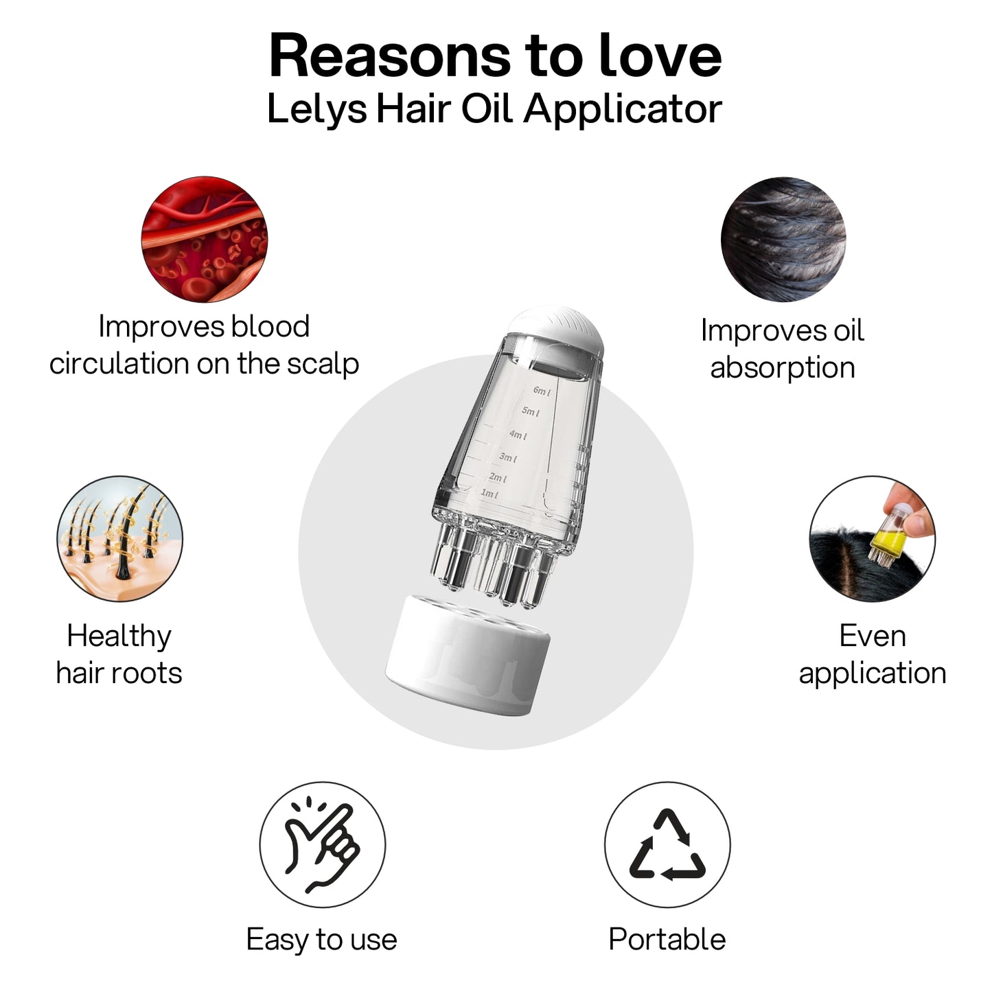 Lelys Hair Oil Applicator