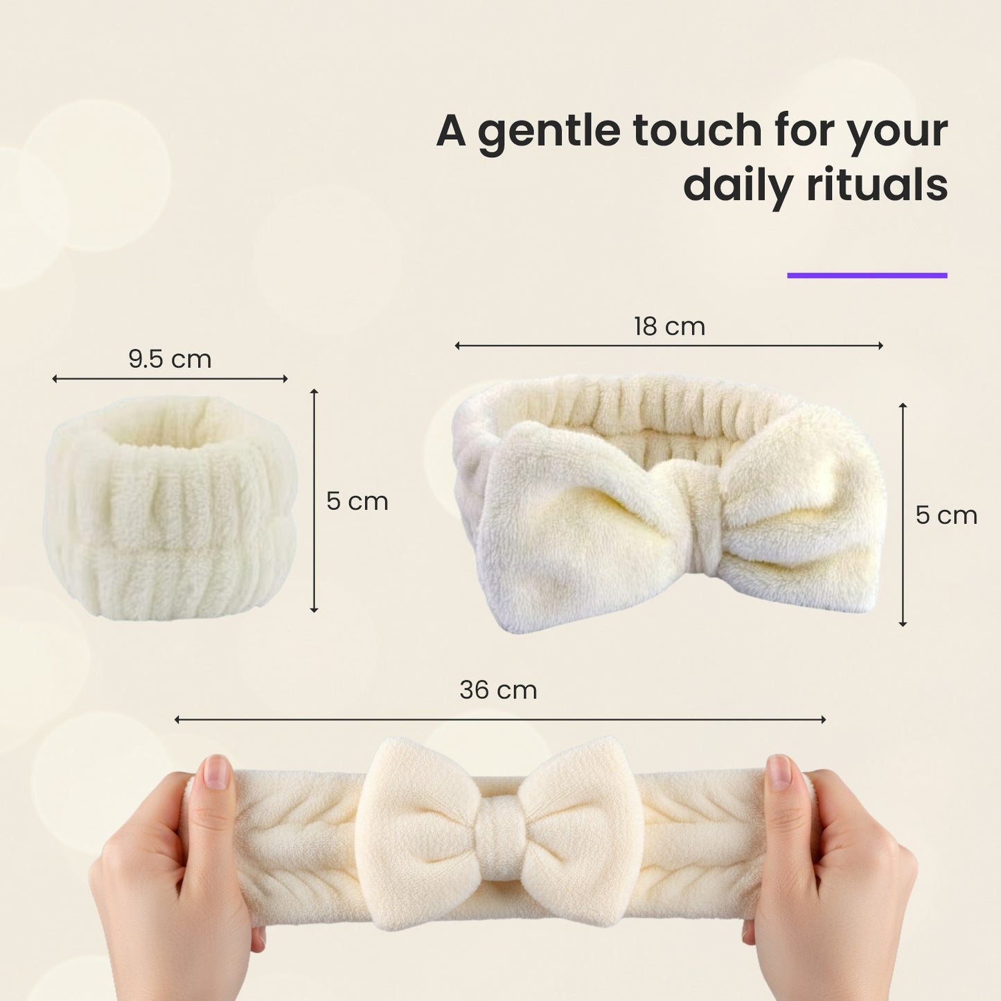 Lelys Headband & Wristband Set