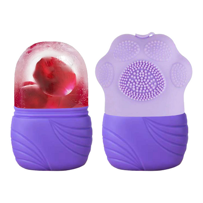 Paw-Shaped Ice Roller For Face, Neck & Eyes Massager