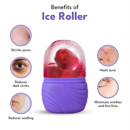 Paw-Shaped Ice Roller For Face, Neck & Eyes Massager