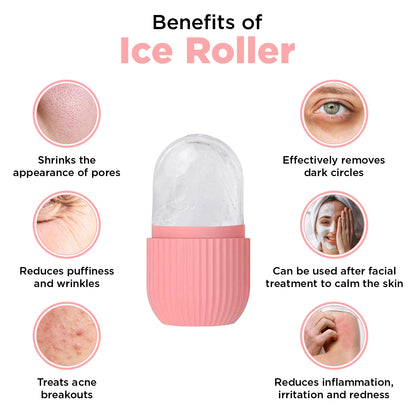 Ice Roller To Enhance Skin Glow, Shrink & Tighten Pores