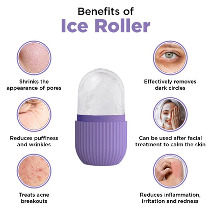 Ice Roller To Enhance Skin Glow, Shrink & Tighten Pores