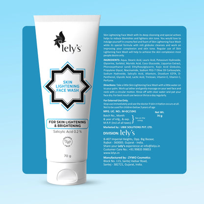 Lelys Skin Lightening Face Wash - 70g