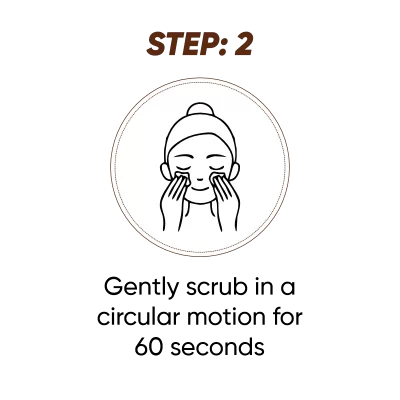  How to use step 2 coffee scrub