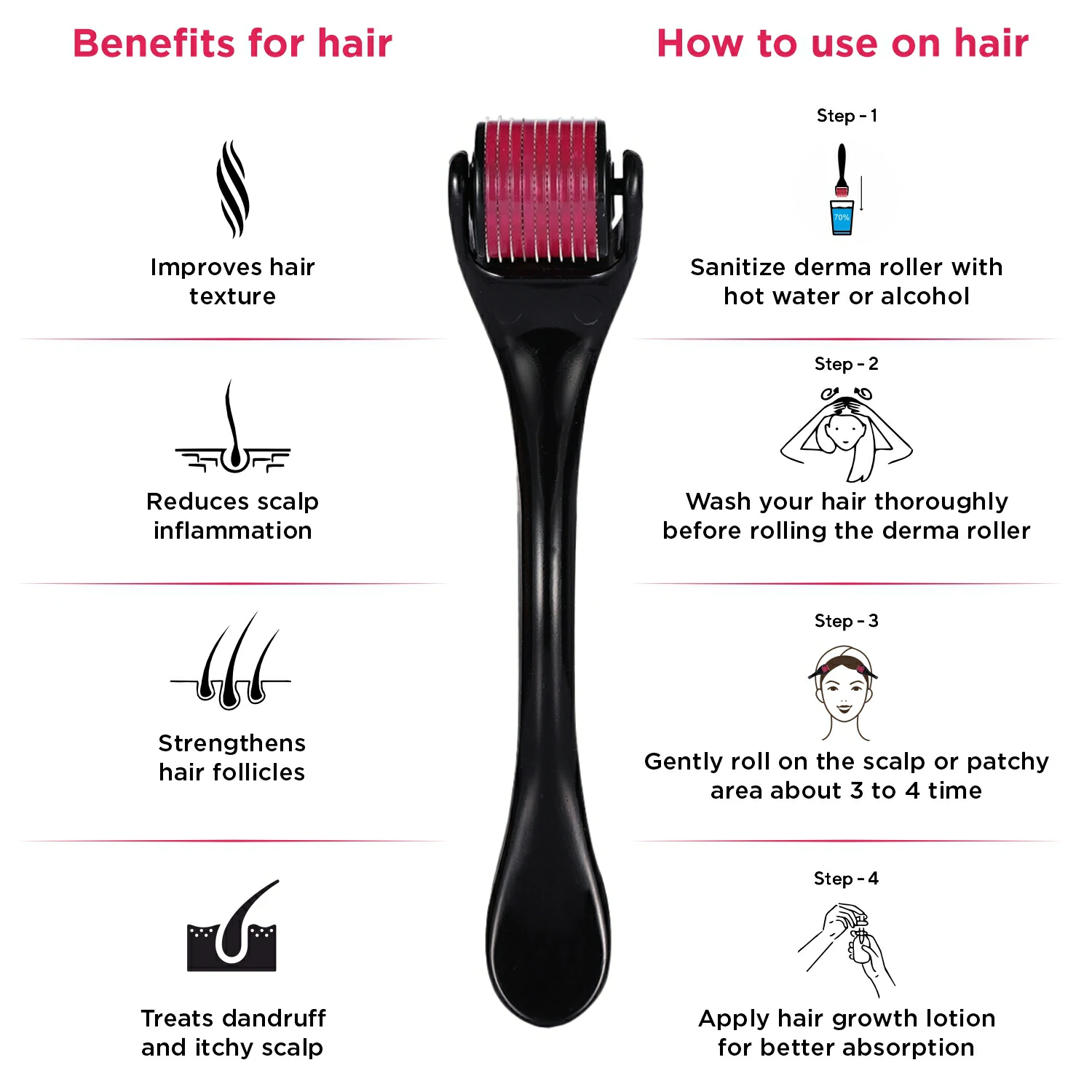 Benefits of Derma Roller for Hair and Face