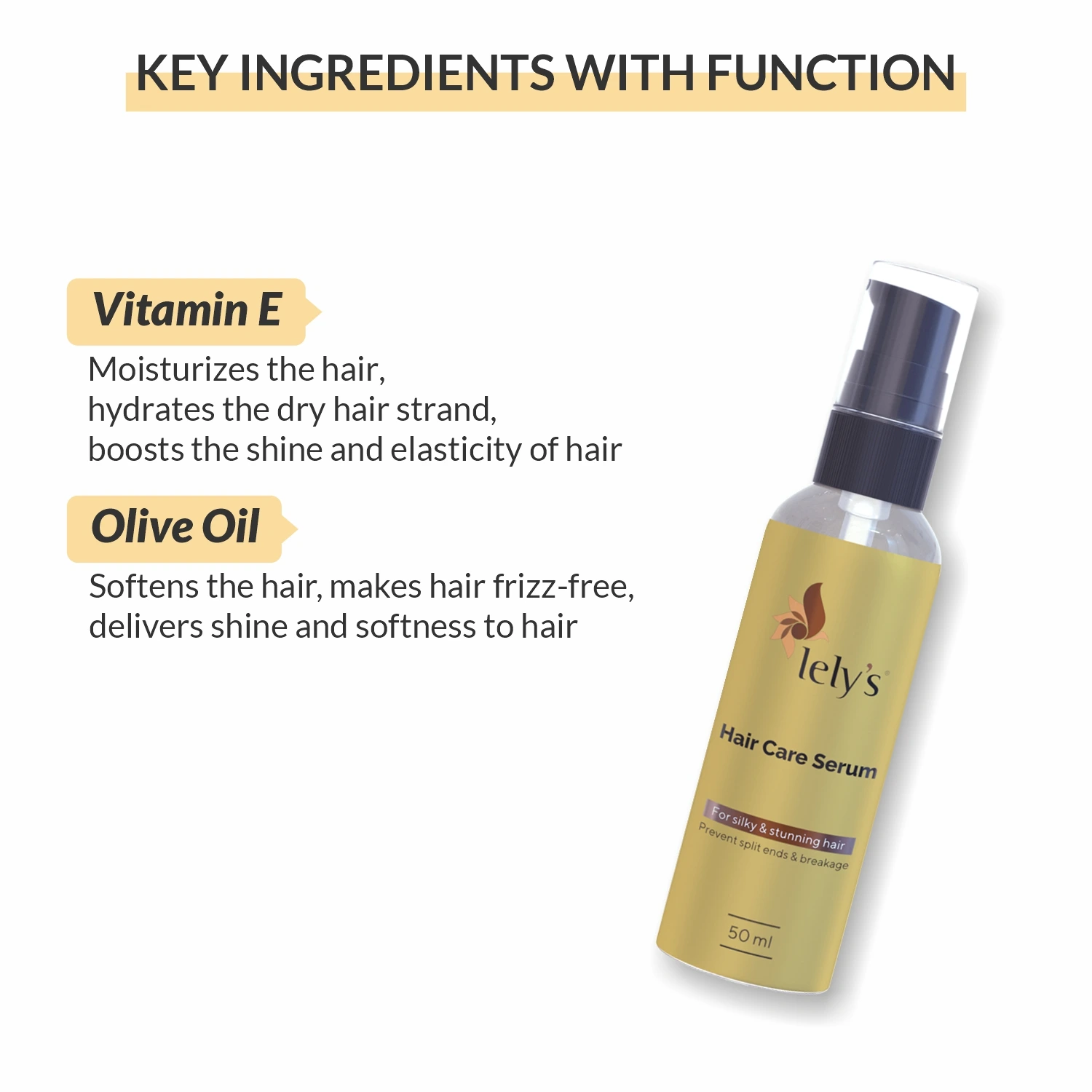 Hair Care Serum strengthen hair's structure