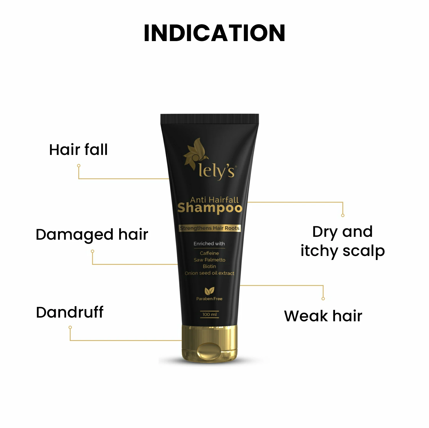 Anti-hair fall shampoo for Hair fall control