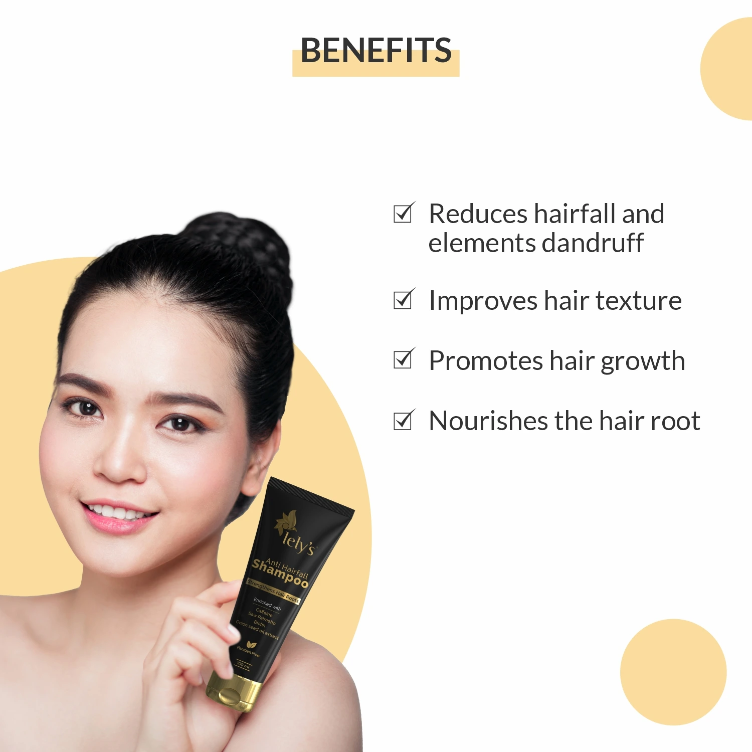 Lely's Anti Hair fall Shampoo Benefits