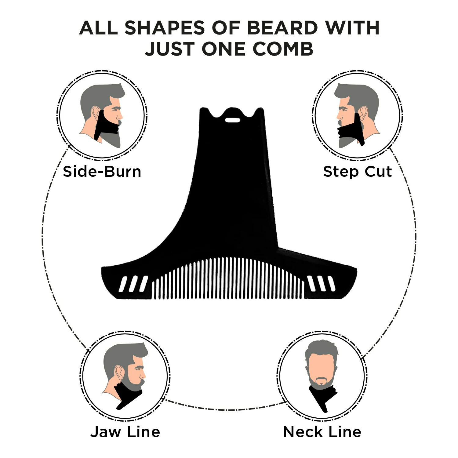 Beard Comb for all shapes