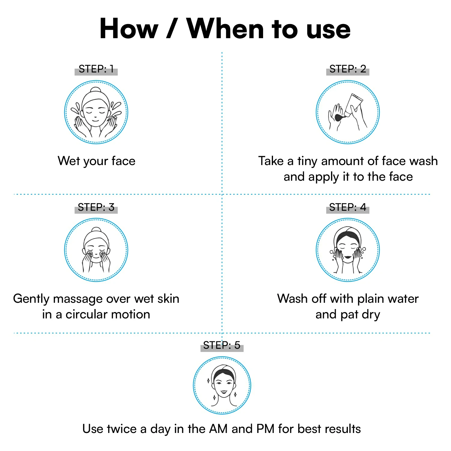 how and when to use skin lightening face wash